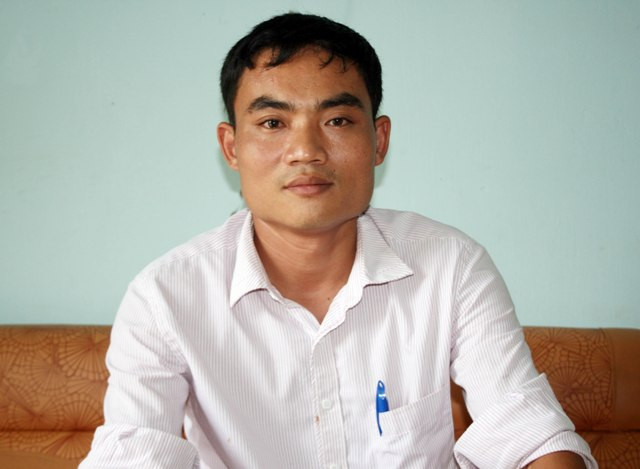 Hiệu phó Trường PTDTBT THCS Mường Đun Nguyễn Văn Tùy