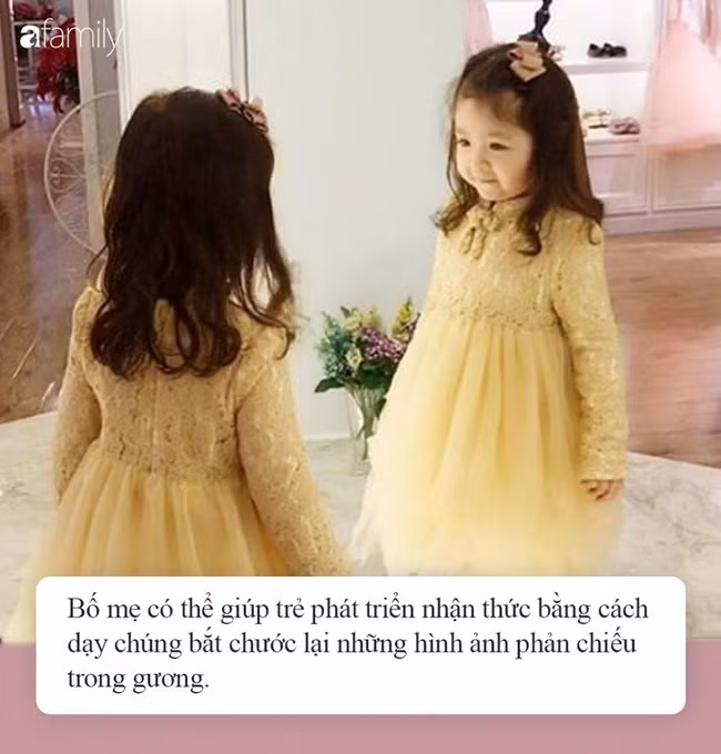 Có thể bố mẹ chưa biết: Dạy con soi gương đúng cách cũng khiến con nhận thức về bản thân hơn các bạn cùng lứa - Ảnh 1.