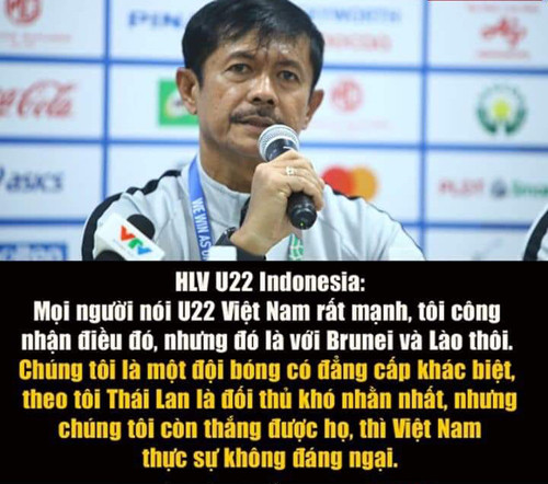 HLV U22 Indonesia trước trận gặp U22 Việt Nam... HLV U22 Indonesia trước trận gặp U22 Việt Nam.