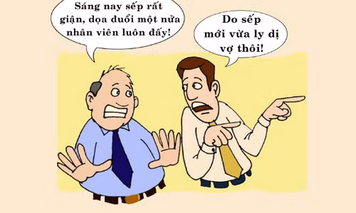 Nhân viên bị đuổi việc vì sếp ly dị
