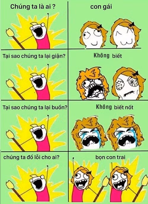 Logic của phụ nữ.