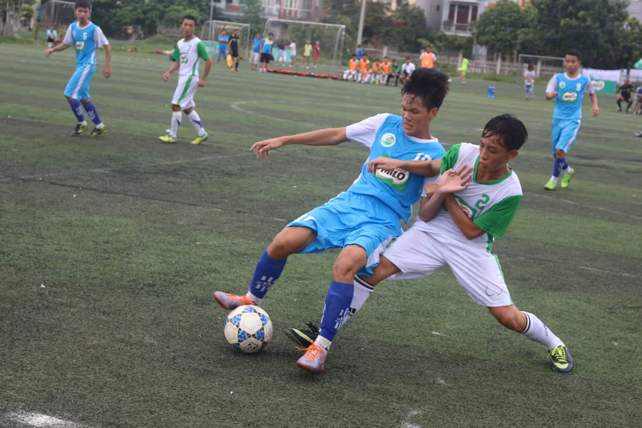 Trận đấu bán kết giữa đội An Giang – Đăk Lăk nội dung THCS