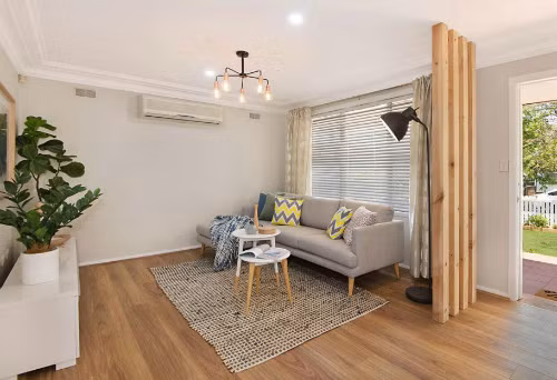 Tấm thảm nhỏ giúp không gian trở nên ấm áp, gần gũi hơn - Ảnh:Cherie Barber. Tấm thảm nhỏ giúp không gian trở nên ấm áp, gần gũi hơn - Ảnh: Cherie Barber.