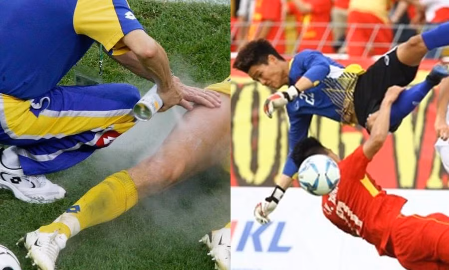 Giải mã bình xịt giảm đau "kỳ diệu" giúp cầu thủ ‘hồi phục’ ngay lập tức sau va chạm