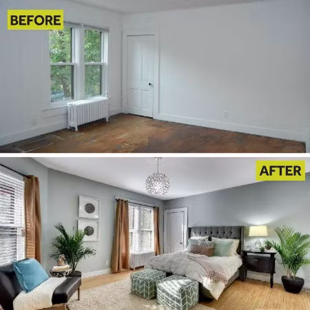 Cherie cho rằng cửa sổ không thể thiếu rèm - Ảnh:Cherie Barber. Cherie cho rằng cửa sổ không thể thiếu rèm - Ảnh: Cherie Barber.