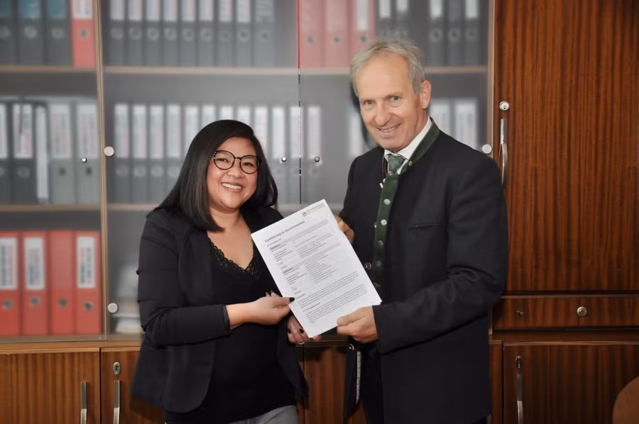 Chị Thu Thanh Kouchaf làm việc trực tiếp với nhà nước Áo.