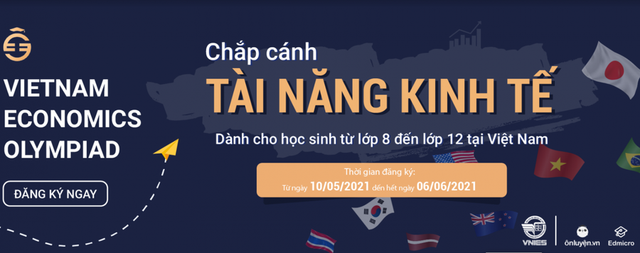 Cơ hội tham gia miễn phí Cuộc thi Olympic Kinh tế Quốc tế cho HS Việt Nam