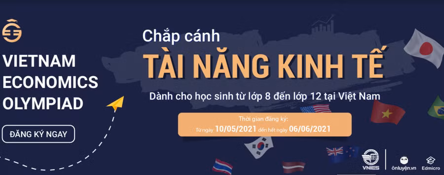 Cơ hội tham gia miễn phí Cuộc thi Olympic Kinh tế Quốc tế cho HS Việt Nam