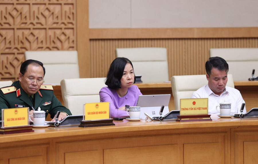 Đại diện các bộ, ngành, cơ quan thuộc Chính phủ tham dự hội nghị. Ảnh: Dương Giang/TTXVN