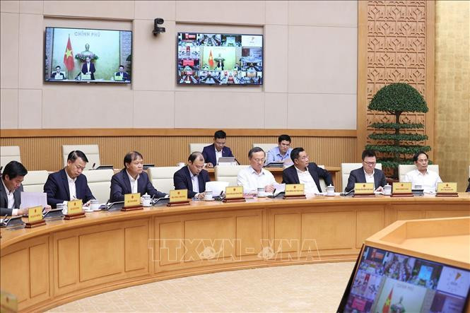 Đại diện các bộ, ngành, cơ quan thuộc Chính phủ tham dự hội nghị. Ảnh: Dương Giang/TTXVN