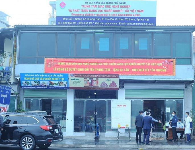 Trung tâm Giáo dục nghề nghiệp và Phát triển năng lực người khuyết tật Việt Nam.