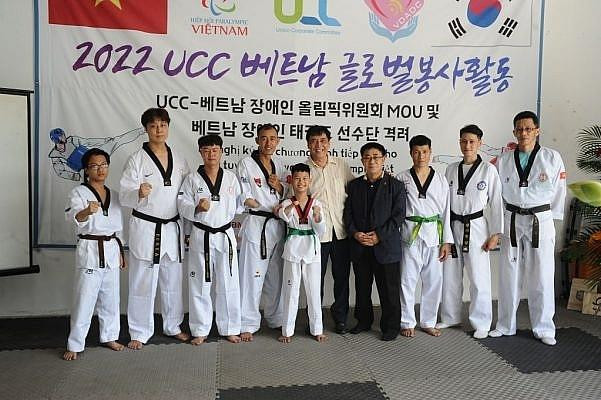 Câu lạc bộ Para Taekwondo của Trung tâm.