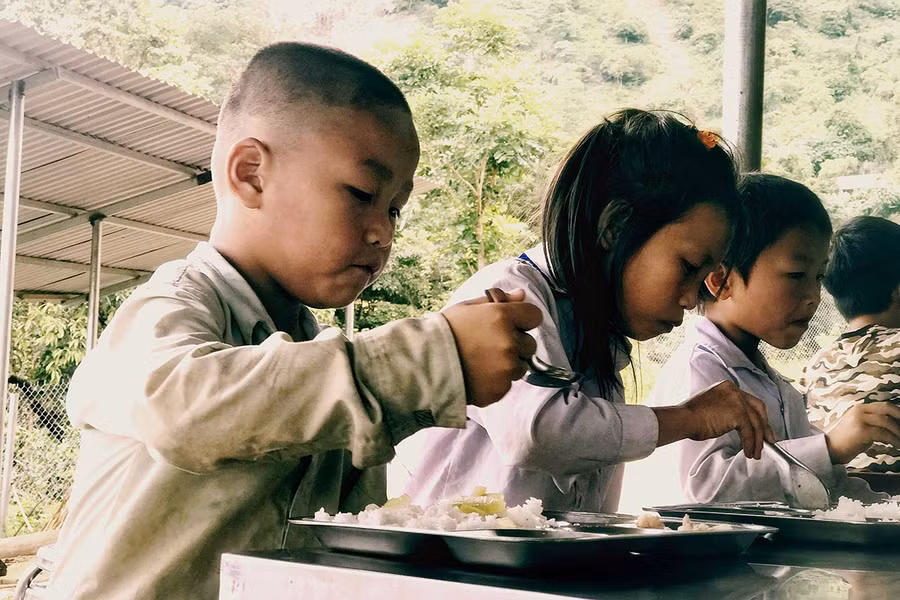 khai giảng,học sinh vùng cao,Lễ khai giảng