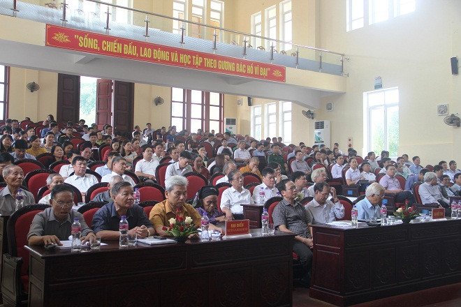Hội thảo khoa học Lang Chánh với khởi nghĩa Lam Sơn đã thu hút hàng trăm đại biểu đến tham dự.