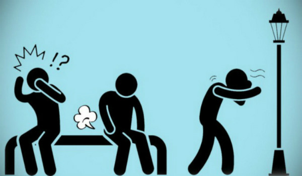 Khí xì hơi có thể thoát ra từ mũi và miệng nếu bạn cố nhịn