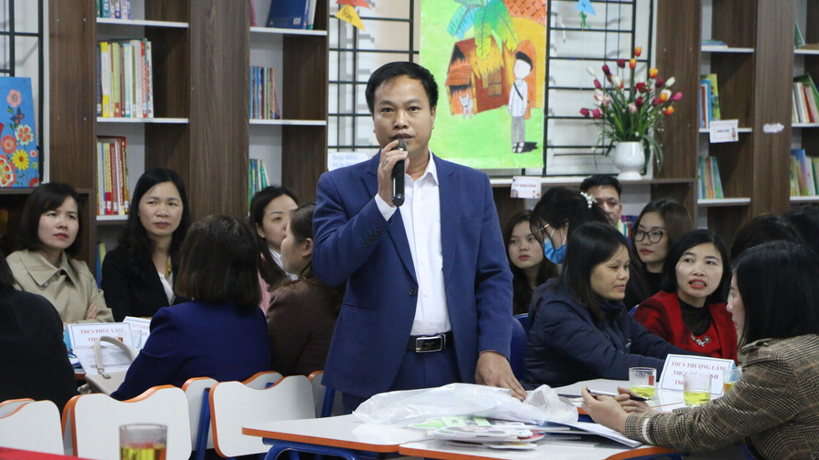 Hoạt động giao lưu, trao đổi kinh nghiệm chuyên môn giữa hai quận - huyện được thực hiện liên tục.