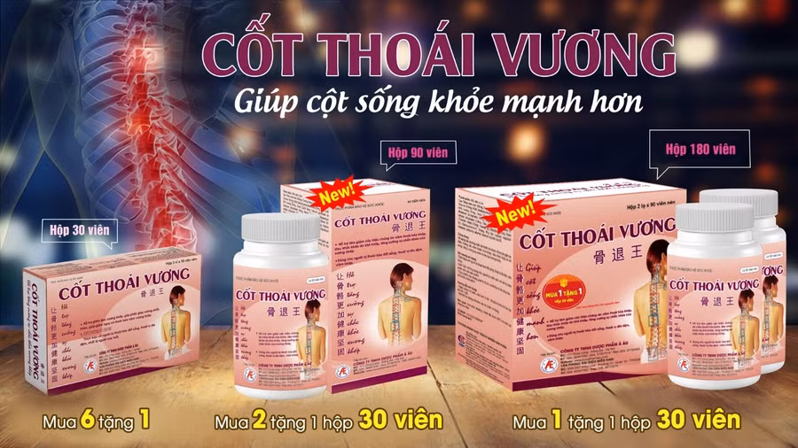 Chương trình tiết kiệm chi phí cho người dùng của sản phẩm Cốt Thoái Vương.