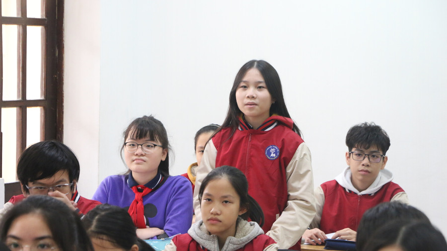 Trong mỗi giờ học, các em học sinh đã được làm quen với phương pháp giảng dạy theo chương trình mới. Trong mỗi giờ học, các em học sinh đã được làm quen với phương pháp giảng dạy theo chương trình mới.