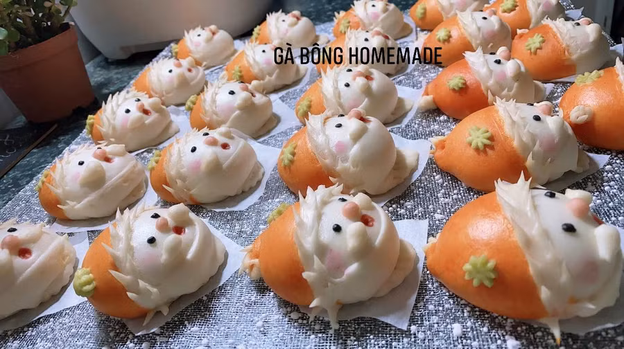 Bộ sưu tập bánh bao "nhìn là thèm" nhưng không ai nỡ ăn của mẹ 8X ảnh 11