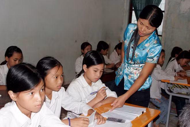 Chương trình GDPT mới tạo điều kiện để giáo viên chủ động và sáng tạo trong giảng dạy. Ảnh: Hữu Cường