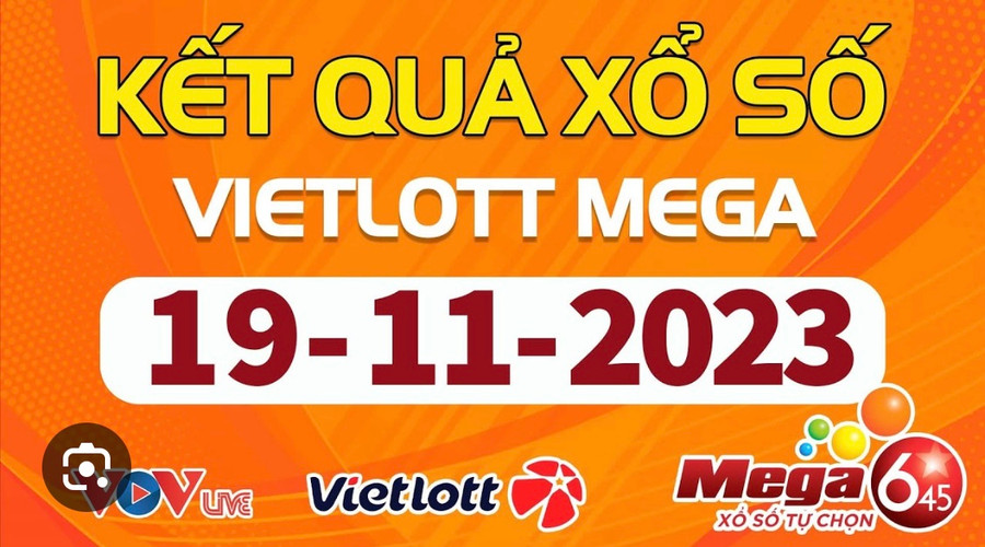 Kết quả xổ số Mega 6/45 hôm nay 19/11/2023 - Xổ số Vietlott Chủ Nhật