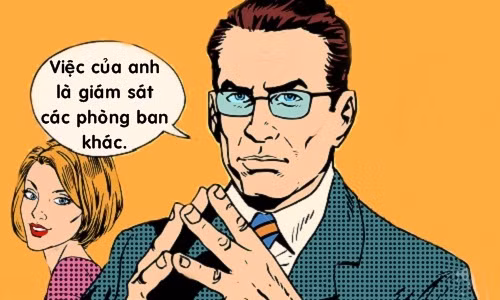 Khi trưởng phòng quan sát đi tán gái