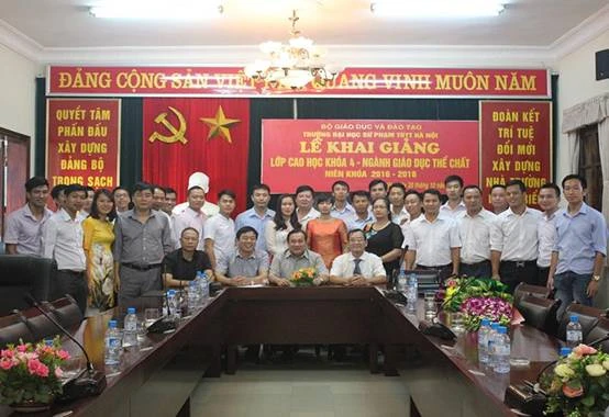 Khai giảng lớp cao học K4 năm học 2015- 2018