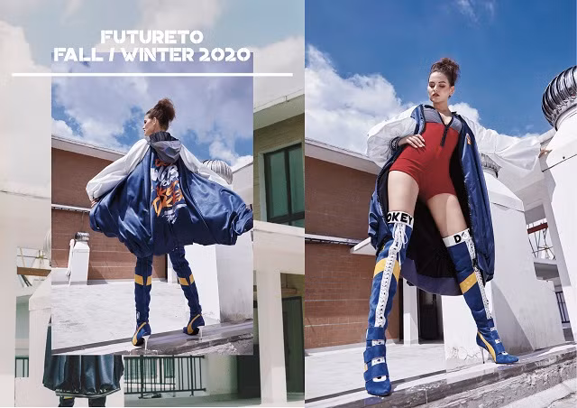 Với thiết kế trẻ trung đầy tính sáng tạo, BST thời trang thể thao Futuretro của Võ Thảo Chi đã chinh phục hoàn toàn ban giám khảo để giành giải BST Xuất sắc nhất