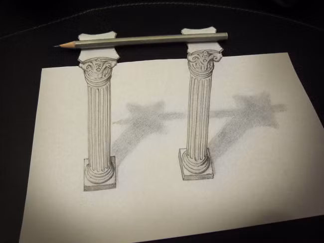 Những bức tranh 3D nửa thật nửa giả gây ảo giác mạnh cho người xem - Ảnh 11.