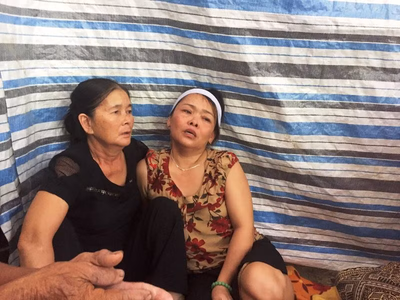 Bà Nguyệt đau lòng khi cùng lúc mất cả con lẫn cháu.