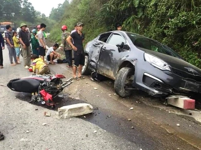 Cung đường gần đây thường xảy ra tai nạn giao thông. 