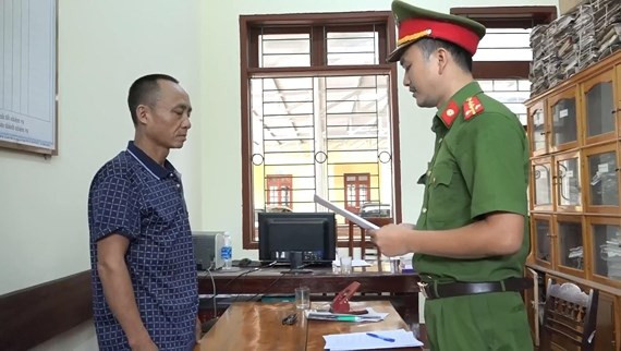 Một trong 3 người nông dân gây ra vụ cháy rừng tại Hương Sơn.