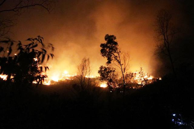 Bốc cháy dữ dội vào tối 1/7