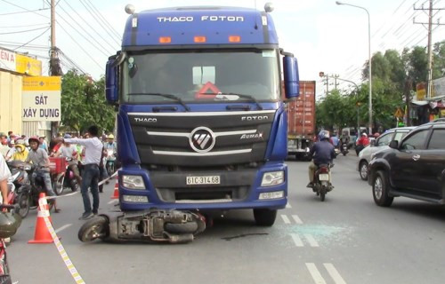 Vụ container kéo lê xe máy kinh hoàng ở Bình Dương: Công bố nguyên nhân ban đầu