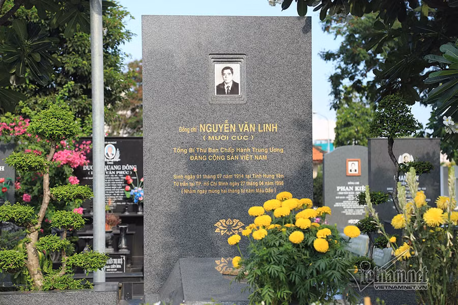 Hình ảnh nơi an nghỉ của Đại tướng Lê Đức Anh