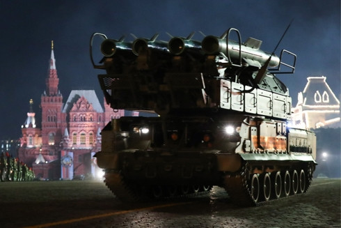 Hệ thống tên lửa đất đối không Buk-M2.