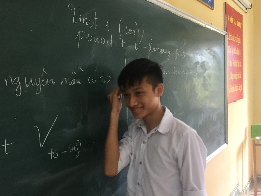HS Trường THPT Lâm Bình (huyện Lâm Bình, tỉnh Tuyên Quang) trong giờ học Tiếng Anh. Ảnh: T.G HS Trường THPT Lâm Bình (huyện Lâm Bình, tỉnh Tuyên Quang) trong giờ học Tiếng Anh. Ảnh: T.G