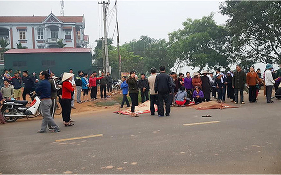 Hiện trường vụ tai nạn