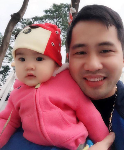 Anh Quốc Anh dần thay đổi suy nghĩ từ khi có con gái. Anh Quốc Anh dần thay đổi suy nghĩ từ khi có con gái. Ảnh: Q.A.