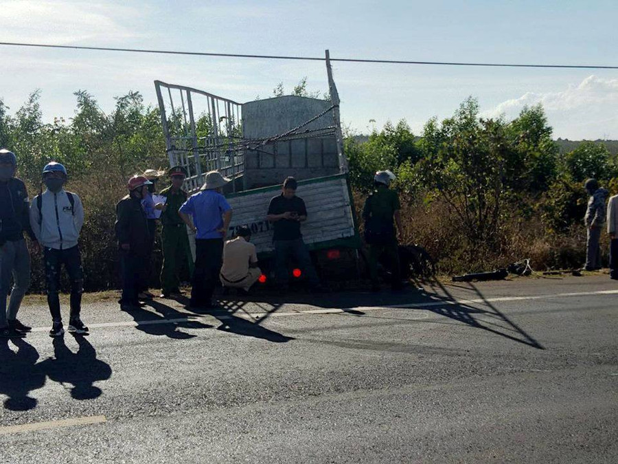 xe tai dam 3 chi em tu vong o gia lai: tieng khoc tham thiet nha co dau tuong lai - 3