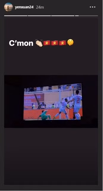 Bạn gái nóng bỏng dằn mặt fan, khen Lâm tây chơi hay trước Iran