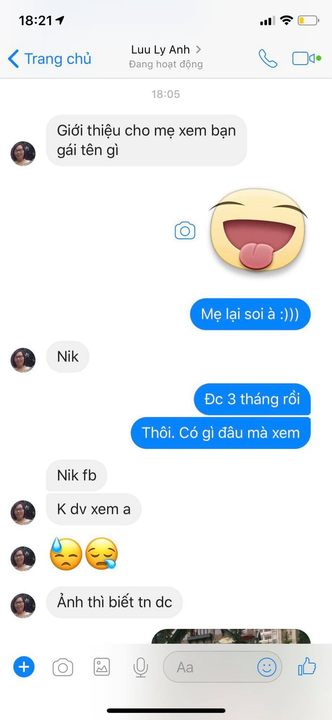 Đọc comment phát hiện con trai có người yêu, bà mẹ trổ tài thám tử siêu cute ảnh 2 Đọc comment phát hiện con trai có người yêu, bà mẹ trổ tài thám tử siêu cute ảnh 2