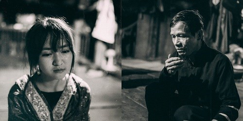 Bác Tuần (60 tuổi)trong vai người cha của Mị