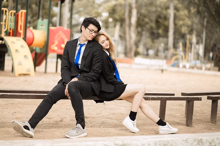 Cặp đôi yêu xa “chàng cao 1m90, nàng 1m60” nổi tiếng trên mạng ảnh 14