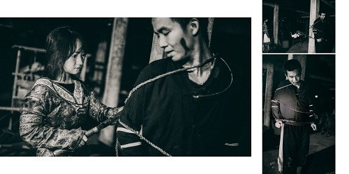 Mị nhớ lại cảnh mình và dần dần có tình thương với A Phủ. Mị cởi trói cho A Phủ rồi bất ngờ chạy theo A Phủ