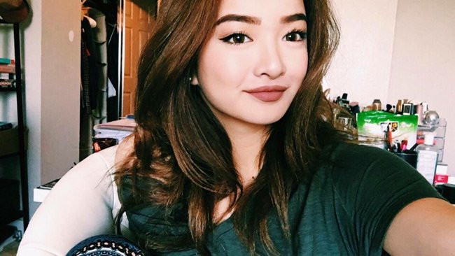 4 “hot girl lai” vừa giàu có, xinh đẹp lại học rất giỏi ảnh 20 Gương mặt xinh đẹp có nét rất Tây của Kaity Nguyễn khiến dân mạng chú ý.