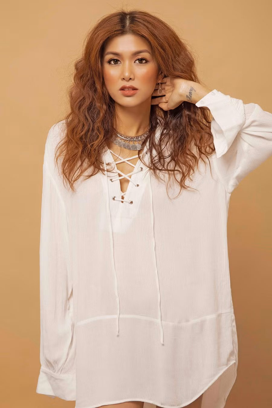 Oanh Yến là người đẹp Việt duy nhất tham gia cuộc thi Hoa hậu toàn cầu 2015. Trong đêm chung kết, cô đã vượt qua nhiều đối thủ để giành vị trí cao nhất.