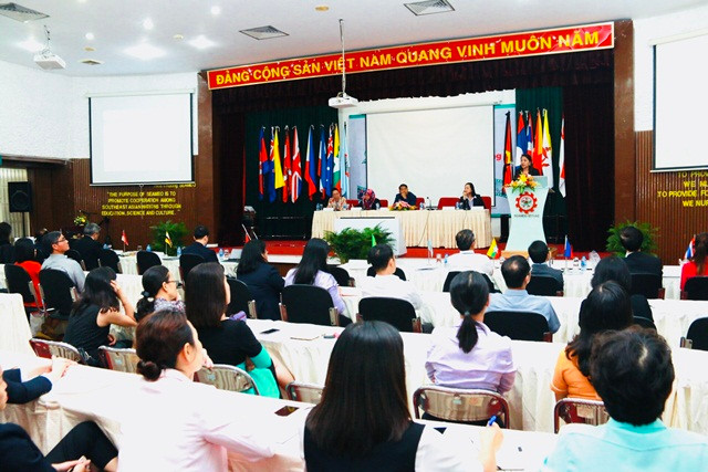 Quang cảnh phiên họp thường niên HĐQT của SEAMEO RETRAC cũng như diễn đàn giáo dục về: Nâng cao sự hài lòng của giáo viên phổ thông trong khu vực Đông Nam Á Quang cảnh phiên họp thường niên HĐQT của SEAMEO RETRAC cũng như diễn đàn giáo dục về: Nâng cao sự hài lòng của giáo viên phổ thông trong khu vực Đông Nam Á