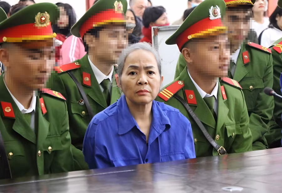 Trần Thị Mậu là kẻ cầm đầu đường dây buôn ma túy. (Ảnh: HTH)