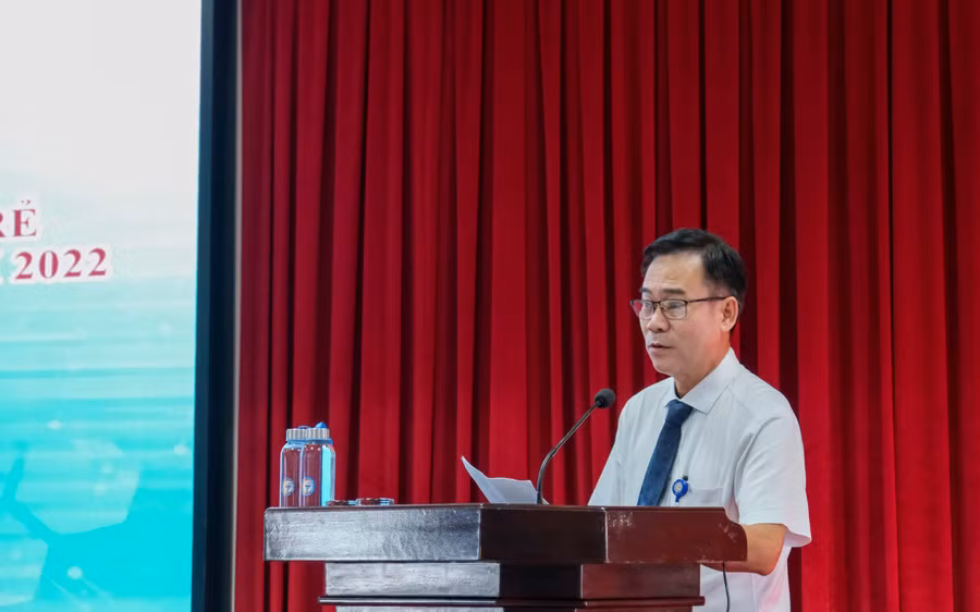 PGS.TS.BS Nguyễn Văn Lâm, Phó Hiệu trưởng Trường ĐH Y Dược Cần Thơ phát biểu khai mạc tại hội nghị.